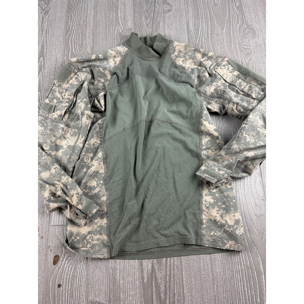 Massif Mountain Gear Camo Technical Airman Battle Shirt Mens Medium Camouflage